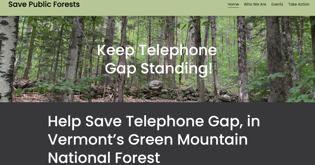 Save Public Forests highlights effort to protect Telephone Gap in Green Mountain National Park